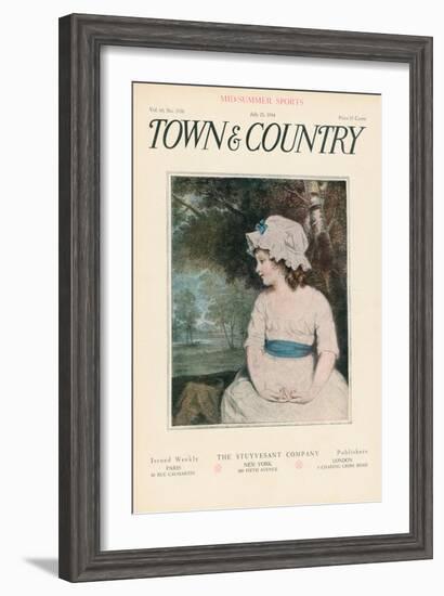 Town & Country, July 25th, 1914-null-Framed Art Print