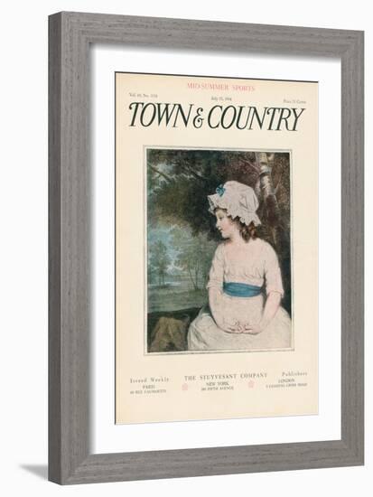 Town & Country, July 25th, 1914-null-Framed Art Print