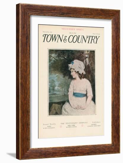 Town & Country, July 25th, 1914-null-Framed Art Print