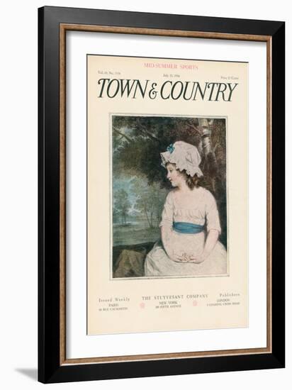 Town & Country, July 25th, 1914-null-Framed Art Print