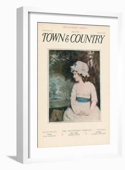 Town & Country, July 25th, 1914-null-Framed Art Print