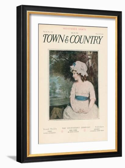 Town & Country, July 25th, 1914-null-Framed Art Print