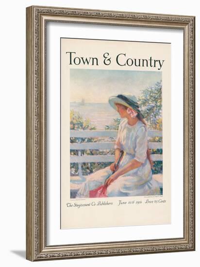 Town & Country, June 10th, 1916-null-Framed Art Print