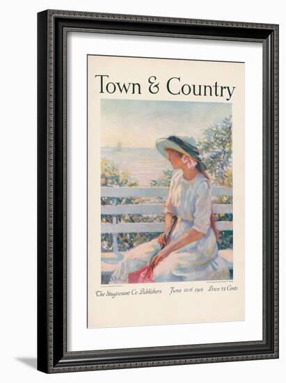 Town & Country, June 10th, 1916-null-Framed Art Print