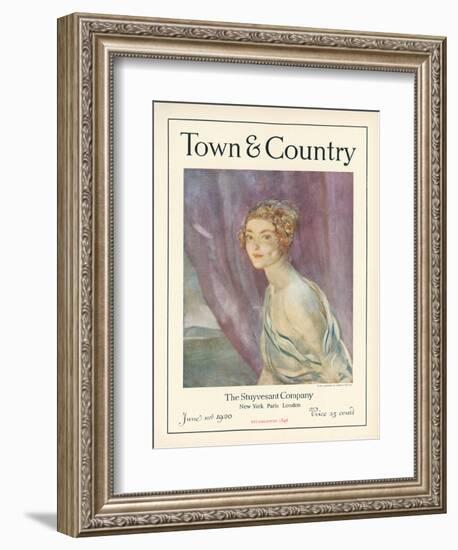 Town & Country, June 10th, 1920-null-Framed Art Print