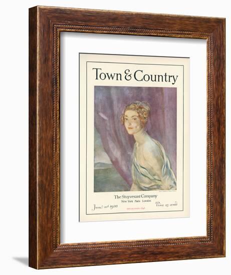 Town & Country, June 10th, 1920-null-Framed Art Print