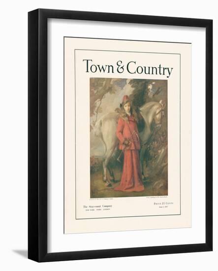 Town & Country, June 1st, 1917-null-Framed Art Print