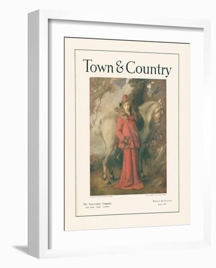 Town & Country, June 1st, 1917-null-Framed Art Print