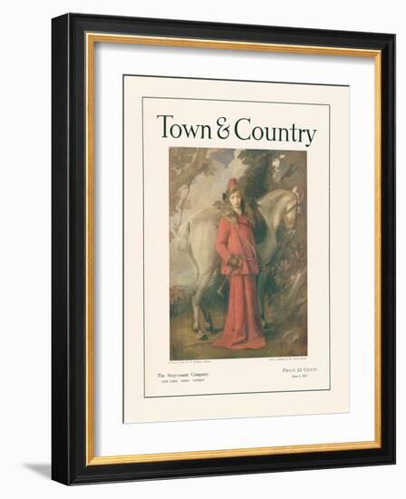 Town & Country, June 1st, 1917-null-Framed Art Print