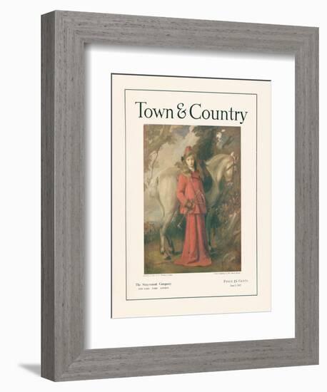 Town & Country, June 1st, 1917-null-Framed Art Print