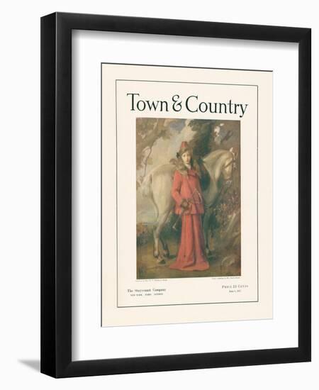 Town & Country, June 1st, 1917-null-Framed Art Print