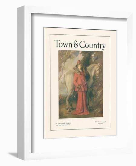 Town & Country, June 1st, 1917-null-Framed Art Print