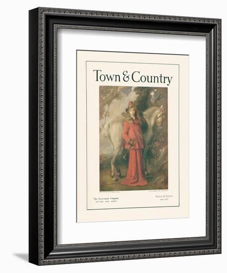 Town & Country, June 1st, 1917-null-Framed Art Print