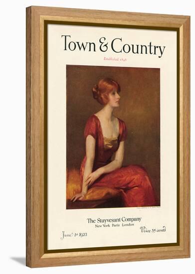 Town & Country, June 1st, 1923-null-Framed Stretched Canvas