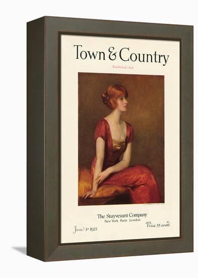 Town & Country, June 1st, 1923-null-Framed Stretched Canvas