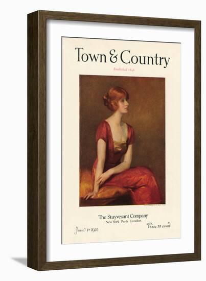 Town & Country, June 1st, 1923-null-Framed Art Print