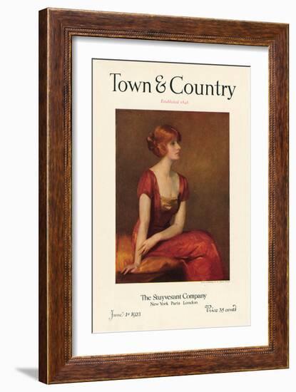 Town & Country, June 1st, 1923-null-Framed Art Print