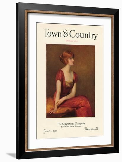 Town & Country, June 1st, 1923-null-Framed Art Print