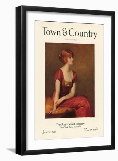 Town & Country, June 1st, 1923-null-Framed Art Print