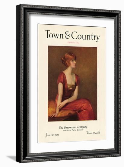 Town & Country, June 1st, 1923-null-Framed Art Print