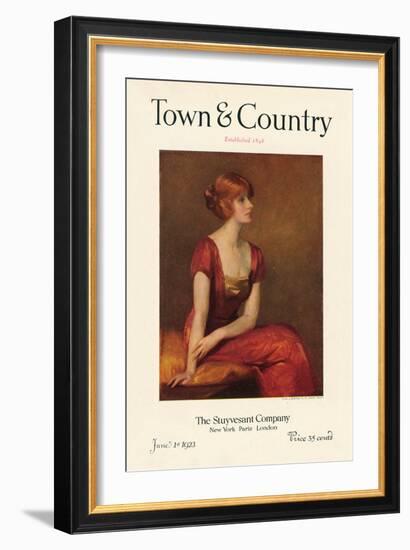Town & Country, June 1st, 1923-null-Framed Art Print