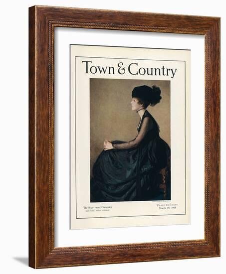 Town & Country, March 10th, 1918-null-Framed Art Print