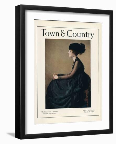 Town & Country, March 10th, 1918-null-Framed Art Print