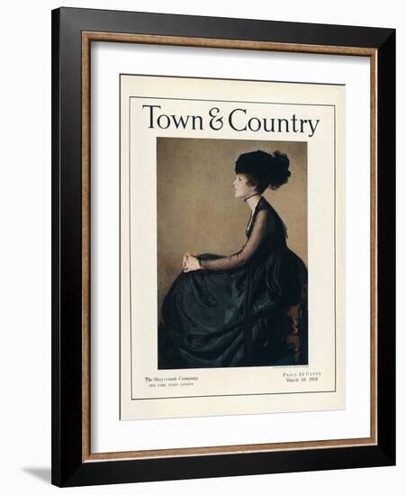 Town & Country, March 10th, 1918-null-Framed Art Print