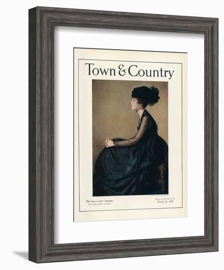 Town & Country, March 10th, 1918-null-Framed Art Print