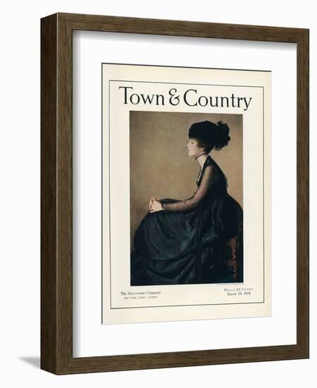 Town & Country, March 10th, 1918-null-Framed Art Print