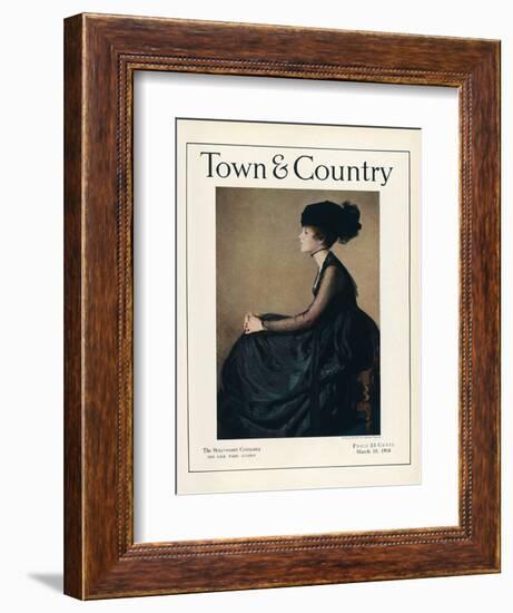 Town & Country, March 10th, 1918-null-Framed Art Print