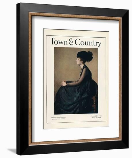 Town & Country, March 10th, 1918-null-Framed Art Print