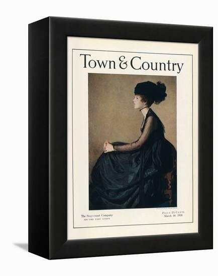 Town & Country, March 10th, 1918-null-Framed Stretched Canvas