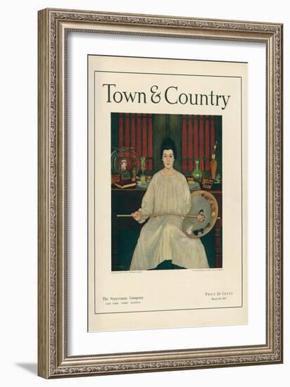 Town & Country, March 20th, 1917-null-Framed Art Print