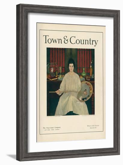 Town & Country, March 20th, 1917--Framed Art Print