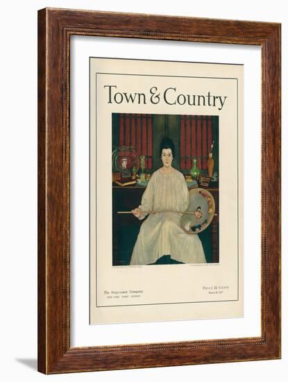 Town & Country, March 20th, 1917-null-Framed Art Print