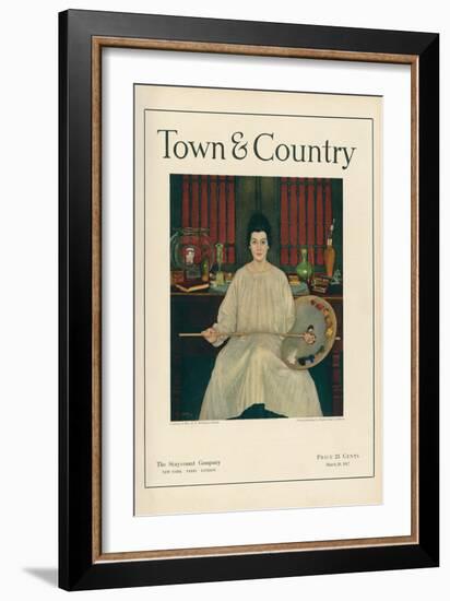 Town & Country, March 20th, 1917-null-Framed Art Print