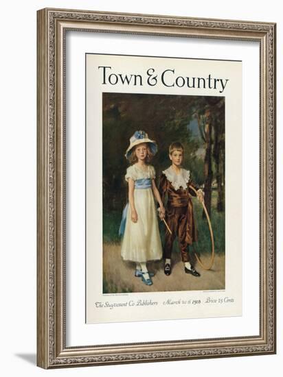 Town & Country, March 20th, 1918-null-Framed Art Print