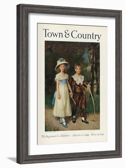 Town & Country, March 20th, 1918-null-Framed Art Print