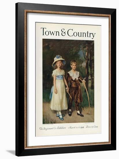 Town & Country, March 20th, 1918-null-Framed Art Print
