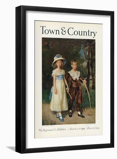 Town & Country, March 20th, 1918-null-Framed Art Print