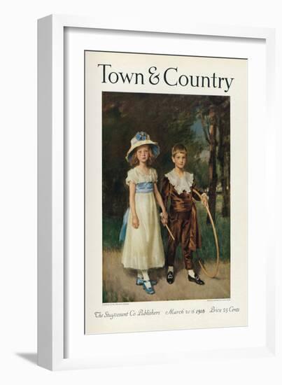 Town & Country, March 20th, 1918-null-Framed Art Print