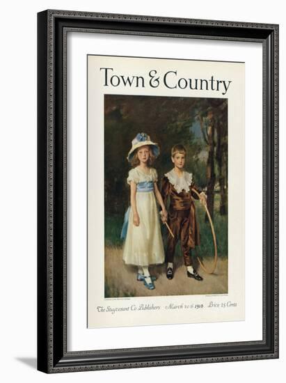 Town & Country, March 20th, 1918-null-Framed Art Print