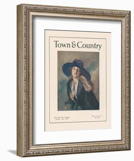 Town & Country, May 1st, 1917-null-Framed Art Print