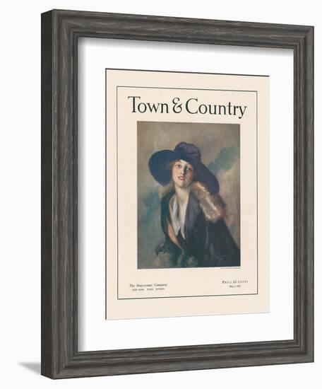 Town & Country, May 1st, 1917-null-Framed Art Print