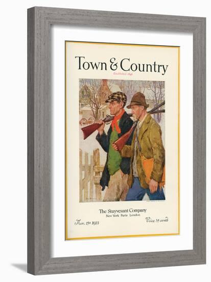 Town & Country, November 15th, 1923-null-Framed Art Print