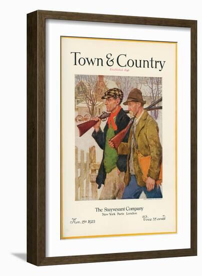 Town & Country, November 15th, 1923-null-Framed Art Print