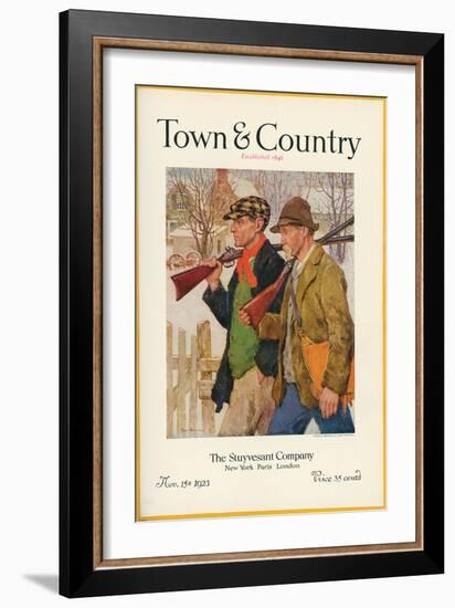 Town & Country, November 15th, 1923-null-Framed Art Print