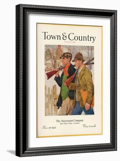 Town & Country, November 15th, 1923-null-Framed Art Print