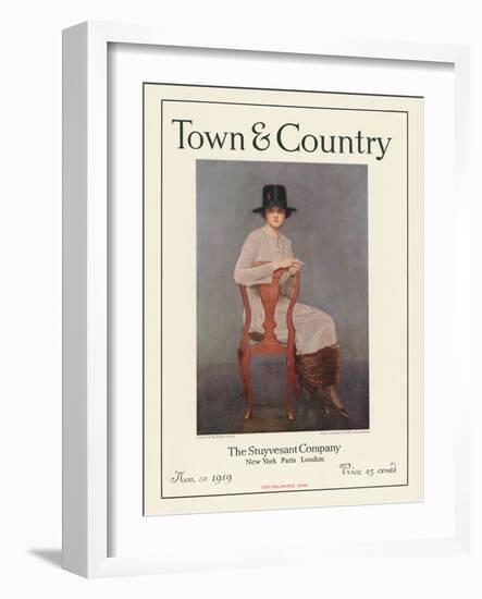 Town & Country, November 1st, 1919-null-Framed Art Print